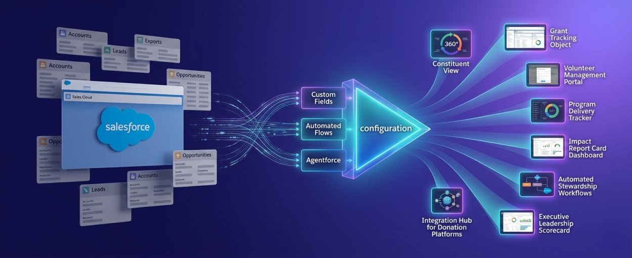 Customise Salesforce for nonprofit